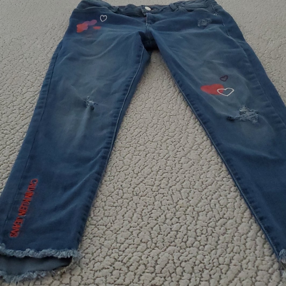 Calvin Klein Ripped Jeans - Picture 5 of 6